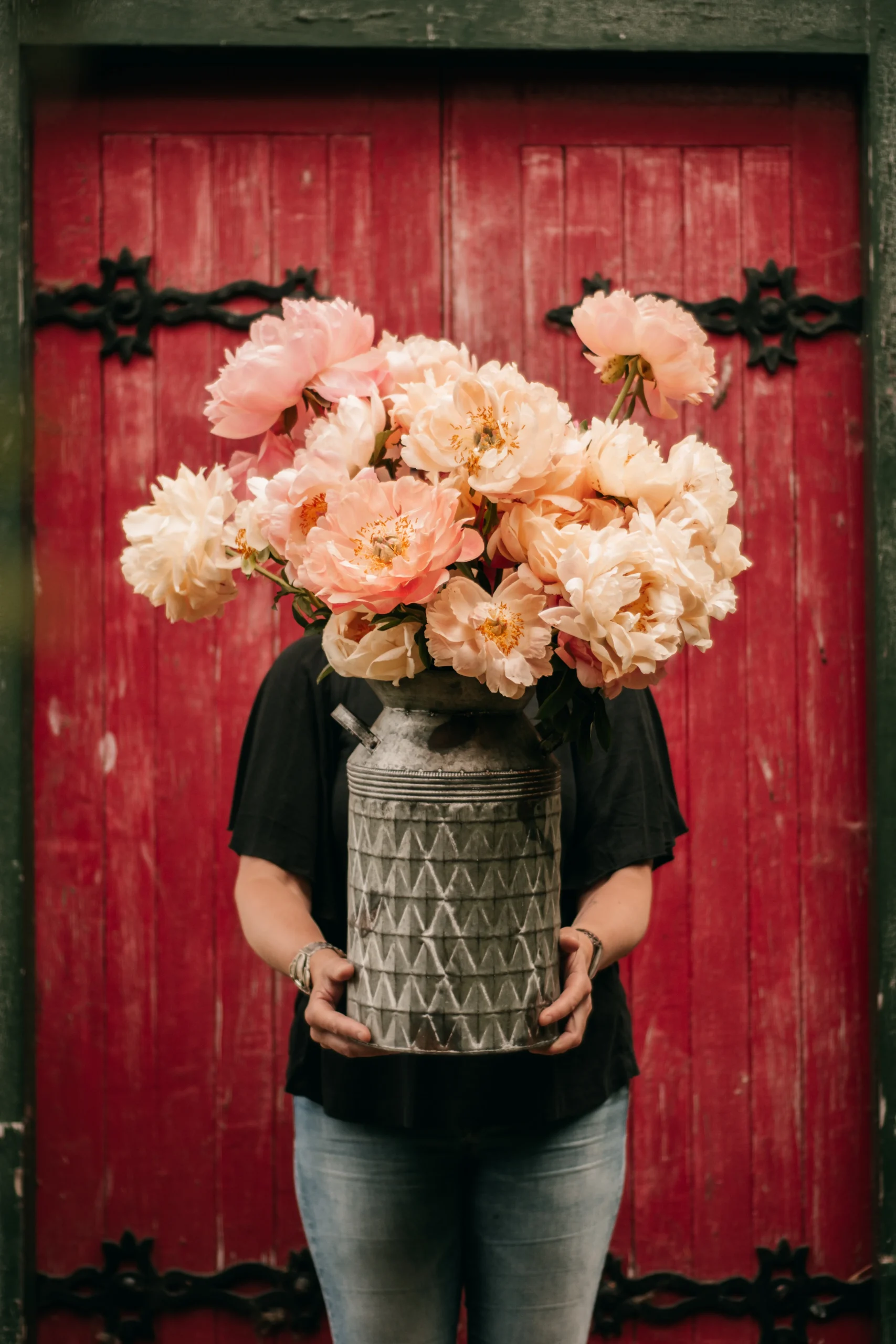 a bunch of peonies delivered to your door